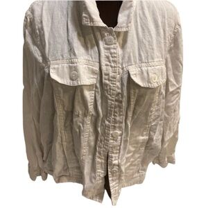 Cynthia ROWLEY 100% Linen Jacket Women 2X
Wrinkled But Excellent Condition